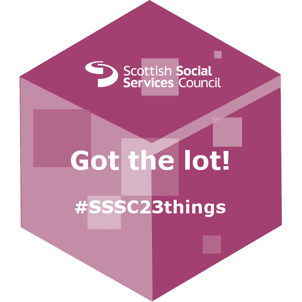 SSSC 23 Things Digital – Got the lot!