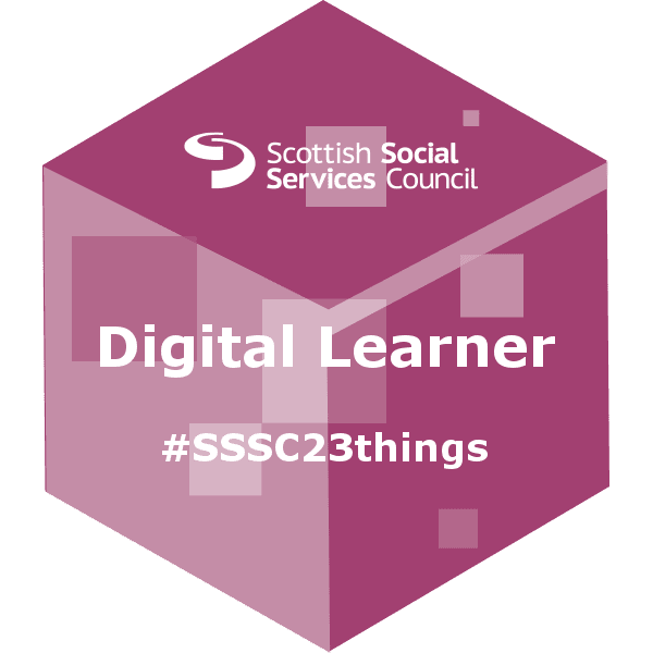 SSSC 23 Things Digital – Digital Learner