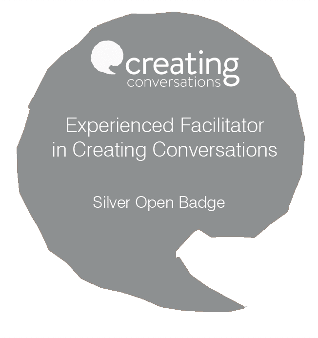 Creating Conversations Silver Award for Experienced Facilitators
