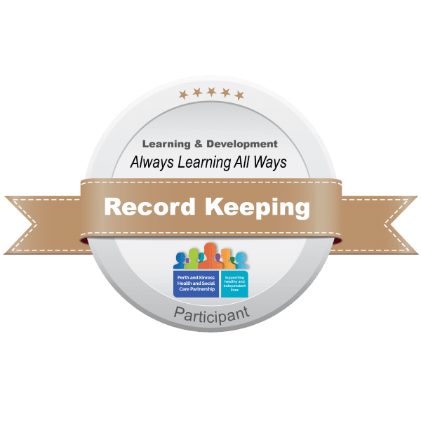 Record Keeping – Participant (Bronze)