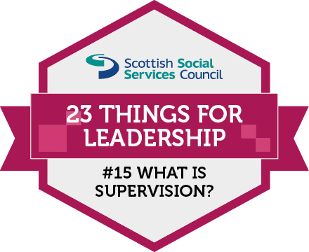 Leadership Thing 15 – What is supervision?