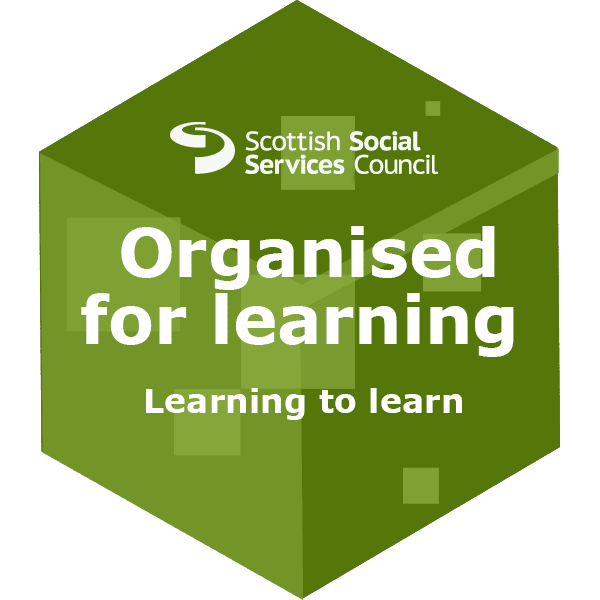1. Organised for learning