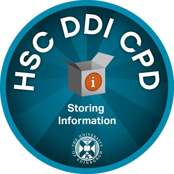 3. Storing Information (Usher Institute)